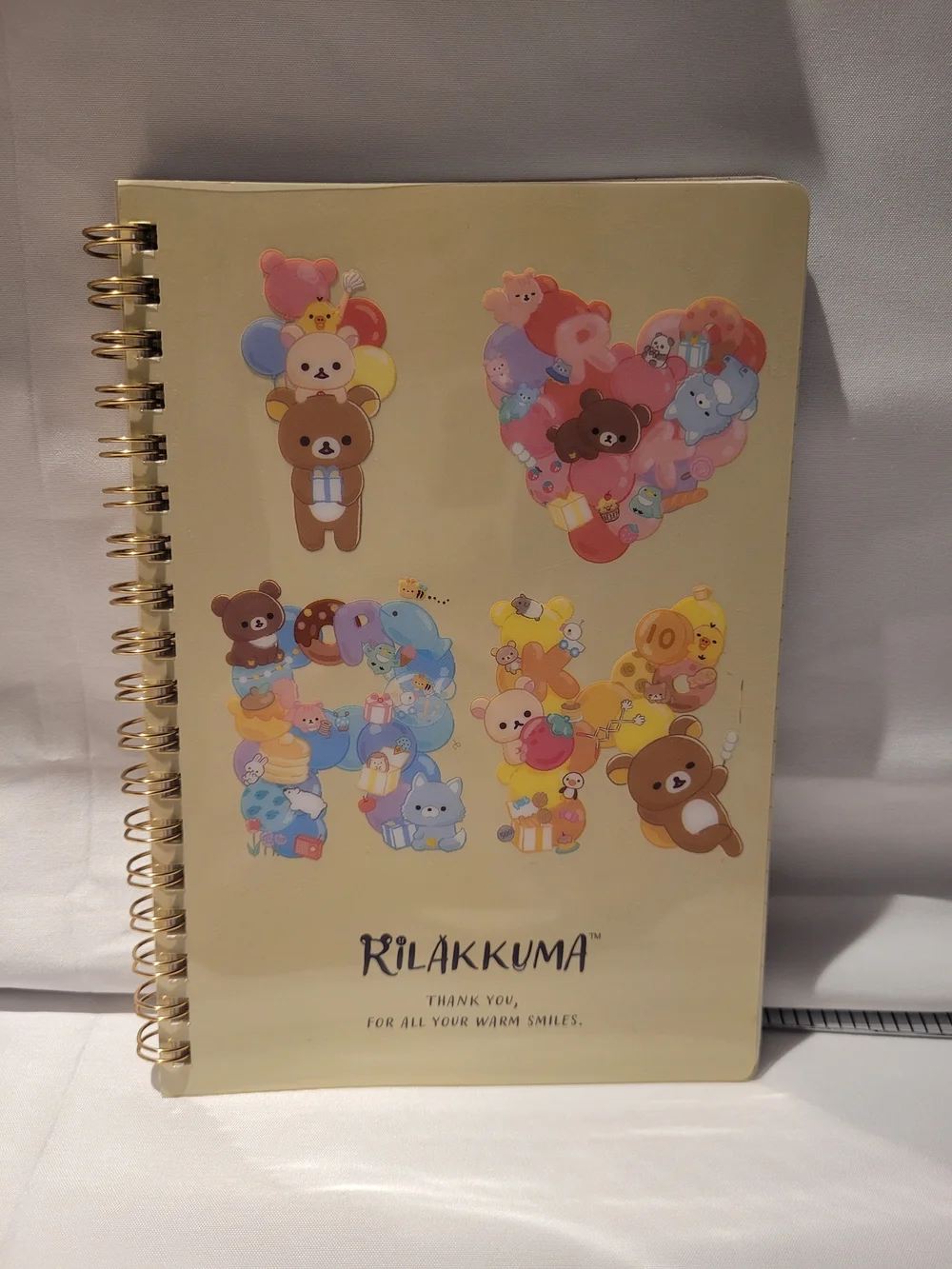 Lot of 4 Authentic San-X Rilakkuma B6 Spiral Notebooks Kawaii Stationery
